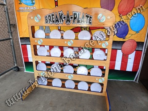 Break a plate carnival game rentals Denver